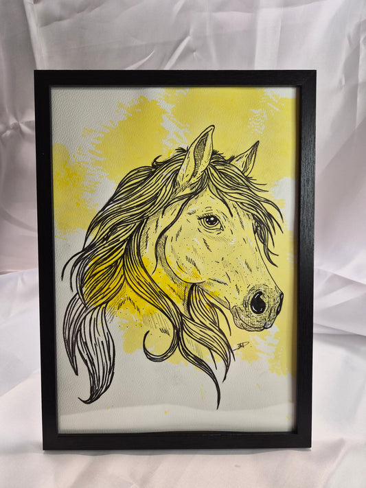 Illustration animaux -Cheval