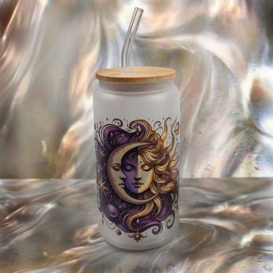 Gobelet en verre givré Mystique